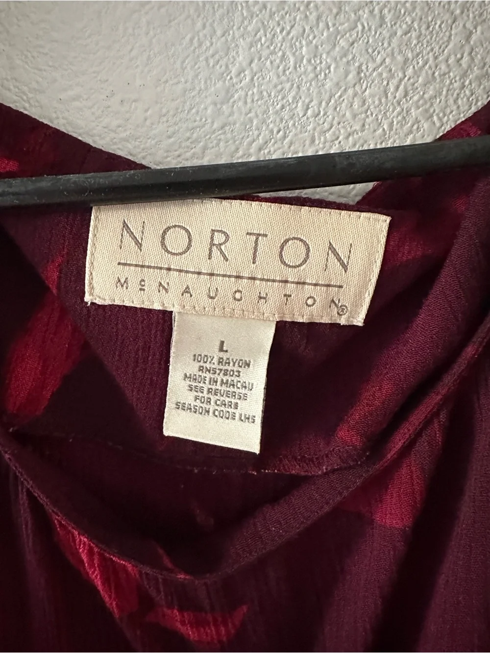 Pink/Maroon Rayon Vtg tank dress- calf length